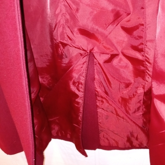 60% Wool coat by GC burgundy Medium - Picture 15 of 16